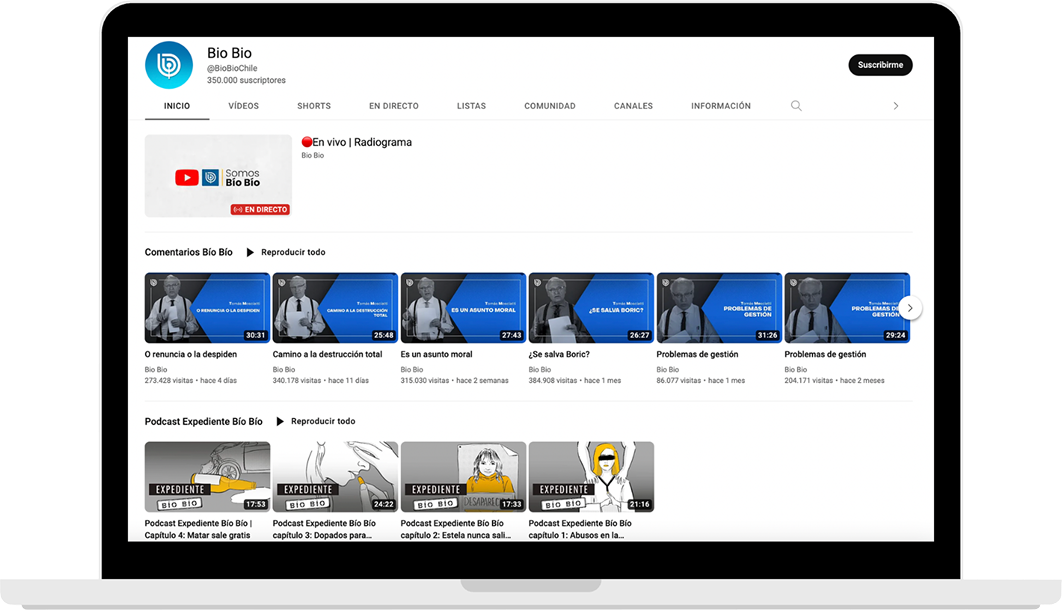 señal youtube bbtv
